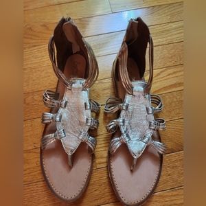 Seychelles Leather Gladiator Thong Sandals